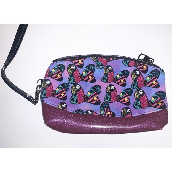 Handmade Handbags - Bow GLITTER WRISTLET